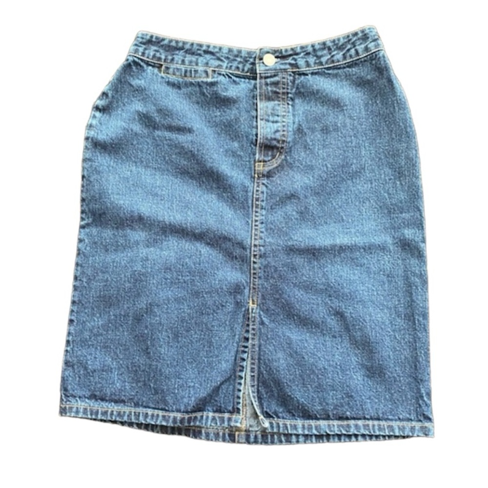 Gap Blue Jean Denim High Waisted Skirt| Knee Length| Size 2
